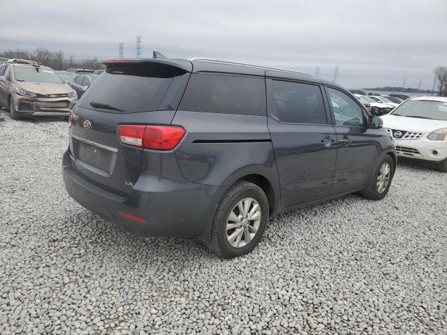 KNDMB5C12F6051213 - 2015 KIA SEDONA LX GRAY photo 3