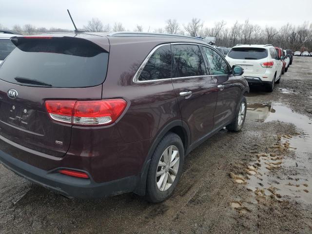 5XYPG4A31HG294377 - 2017 KIA SORENTO LX BURGUNDY photo 3