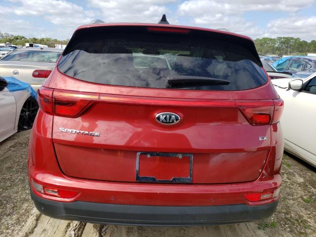 KNDPN3AC2H7234461 - 2017 KIA SPORTAGE EX RED photo 6