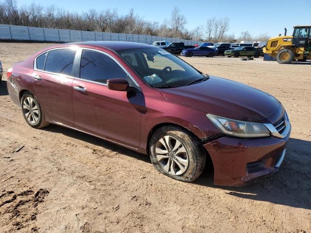 1HGCR2F36EA291414 - 2014 HONDA ACCORD LX BURGUNDY photo 4