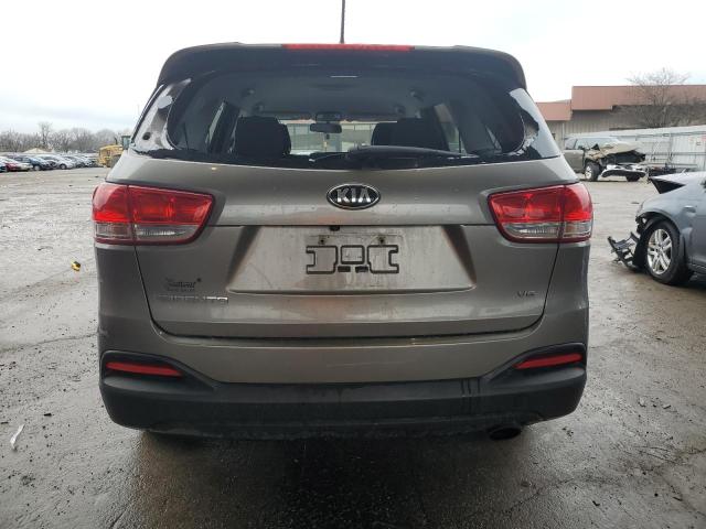 5XYPGDA54GG158910 - 2016 KIA SORENTO LX GRAY photo 6