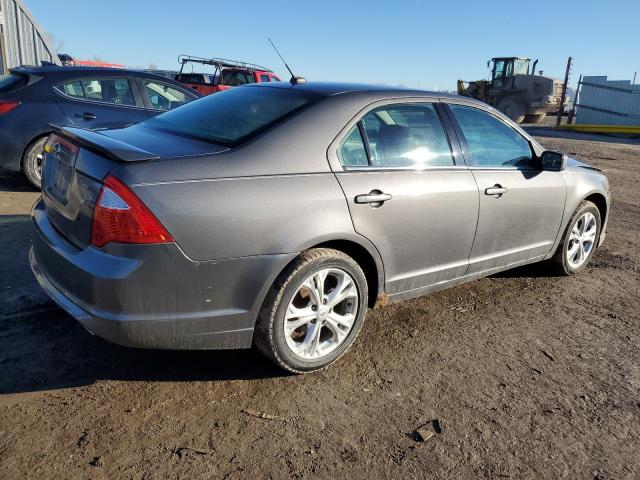 3FAHP0HA9CR366321 - 2012 FORD FUSION SE CHARCOAL photo 3