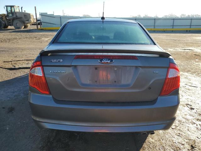 3FAHP0HA9CR366321 - 2012 FORD FUSION SE CHARCOAL photo 6