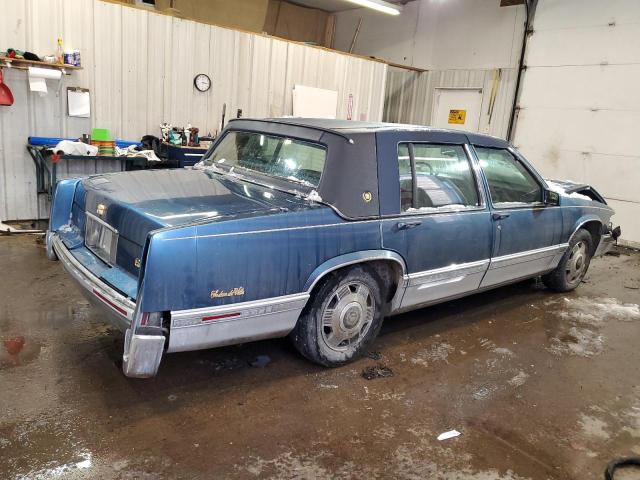 1G6CD53B2P4249661 - 1993 CADILLAC DEVILLE BLUE photo 3