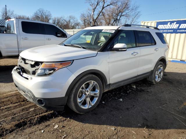 1FM5K7F80EGC06435 - 2014 FORD EXPLORER LIMITED WHITE photo 1