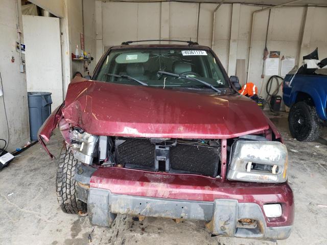 1GNDT13SX42397407 - 2004 CHEVROLET TRAILBLAZE LS BURGUNDY photo 5