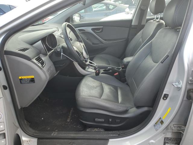 KMHDH4AE5DU002896 - 2013 HYUNDAI ELANTRA GLS SILVER photo 7