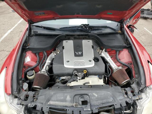 JNKBV61EX8M204315 - 2008 INFINITI G35 RED photo 11