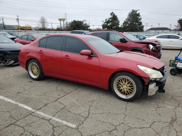 JNKBV61EX8M204315 - 2008 INFINITI G35 RED photo 4