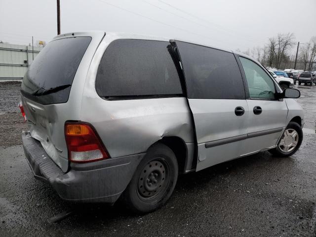 2FMZA50472BB76156 - 2002 FORD WINDSTAR LX SILVER photo 3