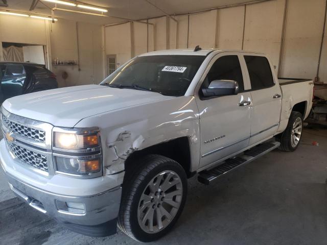 3GCUKSEC8EG338680 - 2014 CHEVROLET SILVERADO K1500 LTZ WHITE photo 2