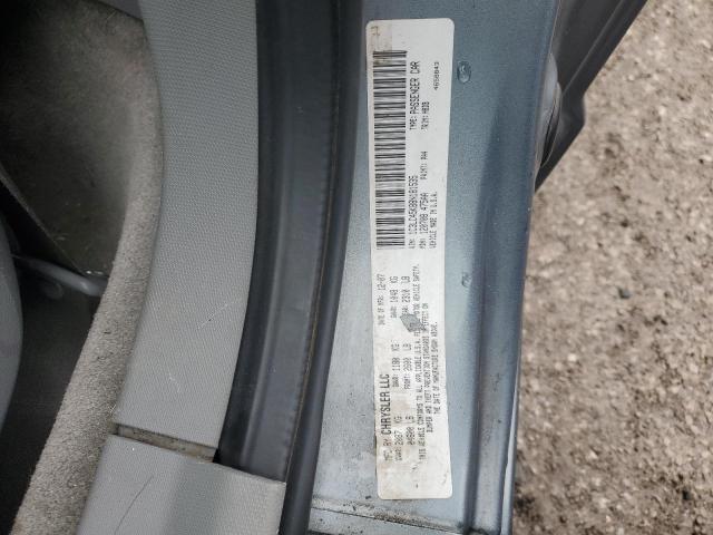 1C3LC45K88N181535 - 2008 CHRYSLER SEBRING BLUE photo 13