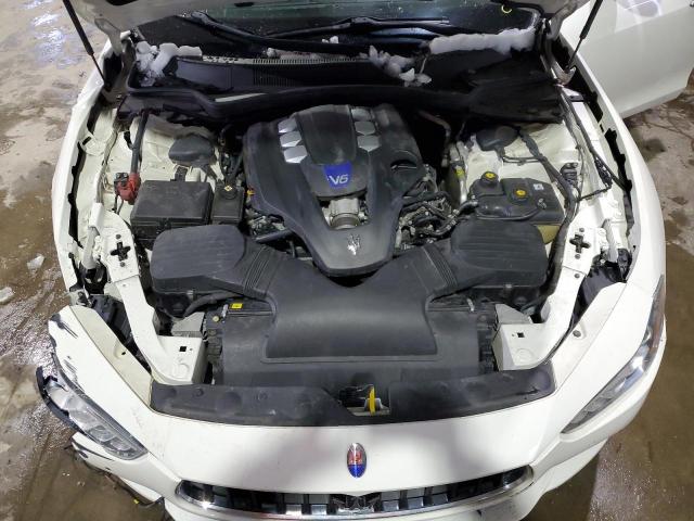 ZAM57RTA8F1131573 - 2015 MASERATI GHIBLI S WHITE photo 11