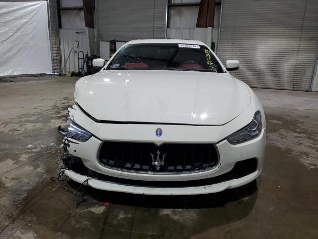 ZAM57RTA8F1131573 - 2015 MASERATI GHIBLI S WHITE photo 5