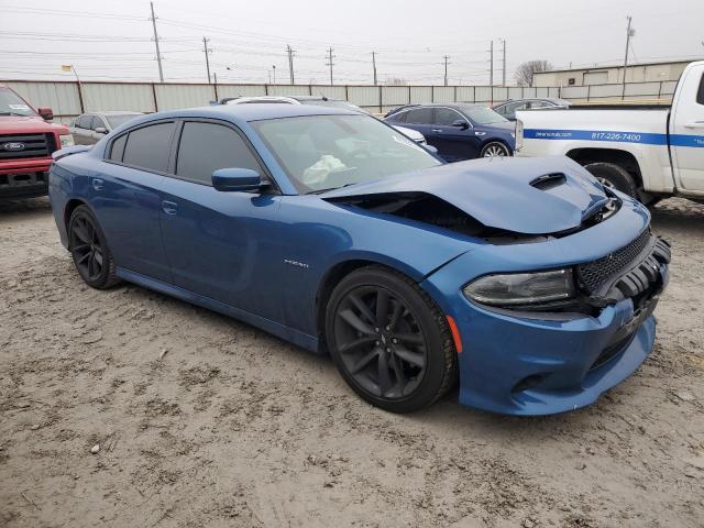 2C3CDXCT2MH661289 - 2021 DODGE CHARGER R/T BLUE photo 4