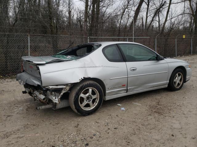 2G1WX12K9Y9327484 - 2000 CHEVROLET MONTE CARL SS SILVER photo 3