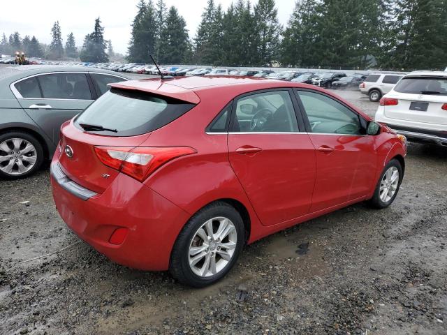 KMHD35LH3EU201068 - 2014 HYUNDAI ELANTRA GT RED photo 3