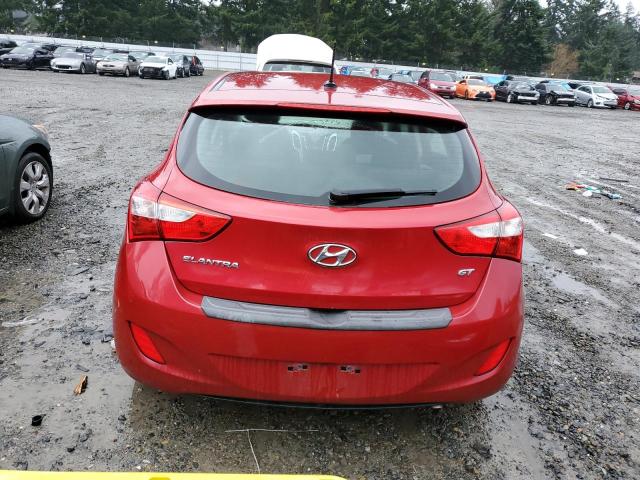 KMHD35LH3EU201068 - 2014 HYUNDAI ELANTRA GT RED photo 6