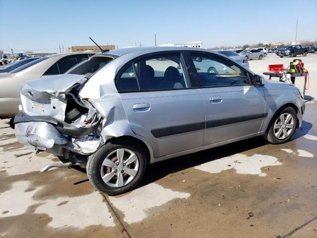 KNADE223696467596 - 2009 KIA RIO BASE SILVER photo 3