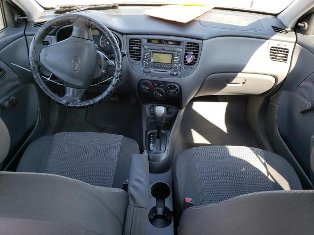 KNADE223696467596 - 2009 KIA RIO BASE SILVER photo 8