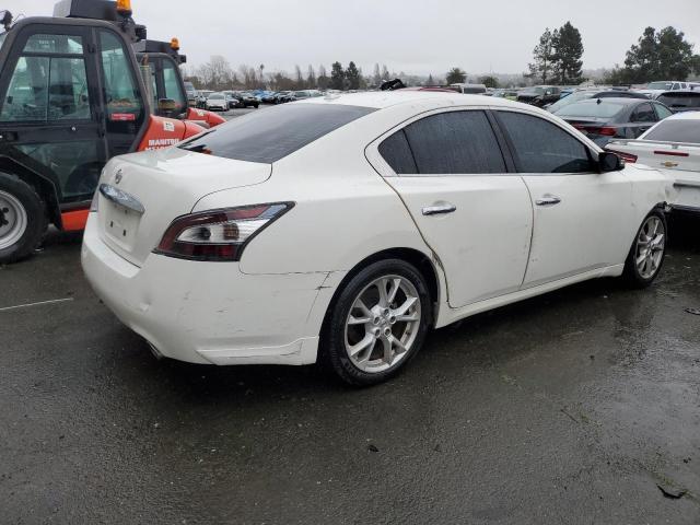 1N4AA5AP5CC856607 - 2012 NISSAN MAXIMA S WHITE photo 3