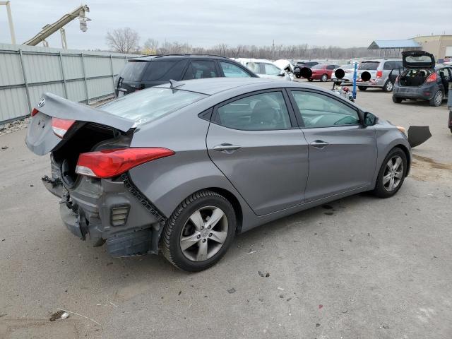 5NPDH4AE9DH352689 - 2013 HYUNDAI ELANTRA GLS GRAY photo 3