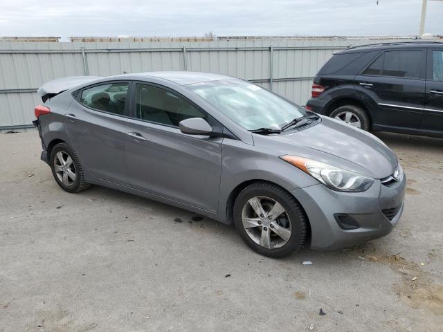 5NPDH4AE9DH352689 - 2013 HYUNDAI ELANTRA GLS GRAY photo 4