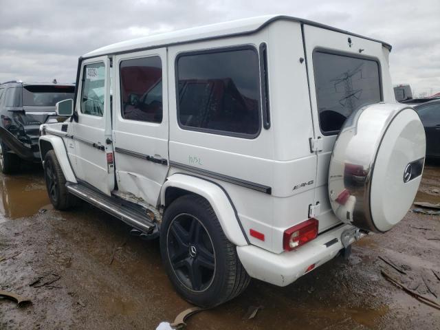 WDCYC7DF6HX273961 - 2017 MERCEDES-BENZ G 63 AMG WHITE photo 2