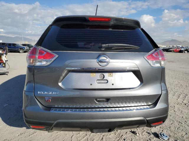 KNMAT2MT2GP641213 - 2016 NISSAN ROGUE S GRAY photo 6