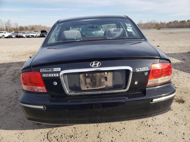 KMHWF35H14A081143 - 2004 HYUNDAI SONATA GLS BLACK photo 6