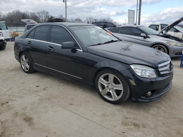 WDDGF8BB4BR176516 - 2011 MERCEDES-BENZ C 300 4MATIC BLACK photo 4