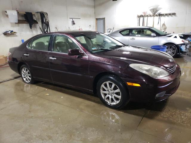 JTHBF30G920071396 - 2002 LEXUS ES 300 BURGUNDY photo 4