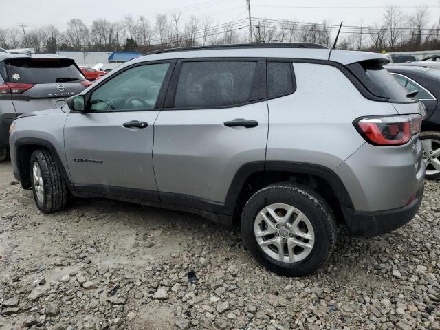 3C4NJCAB6JT186247 - 2018 JEEP COMPASS SPORT GRAY photo 2