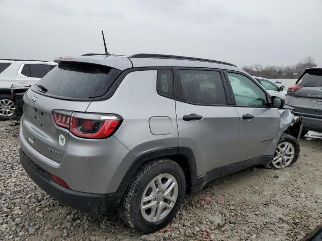 3C4NJCAB6JT186247 - 2018 JEEP COMPASS SPORT GRAY photo 3