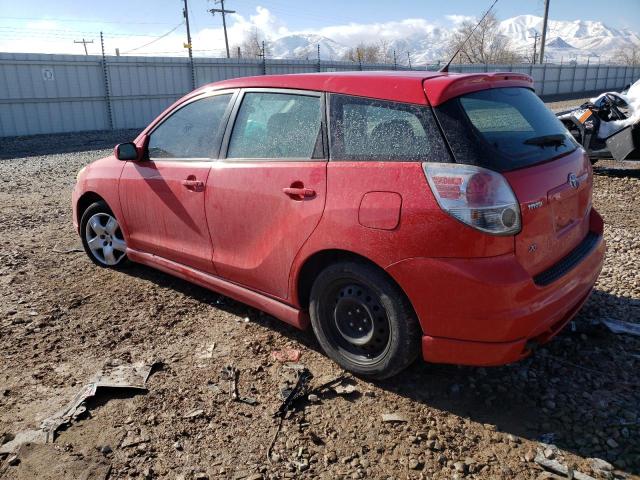 2T1KR32E68C693277 - 2008 TOYOTA COROLLA MA XR RED photo 2