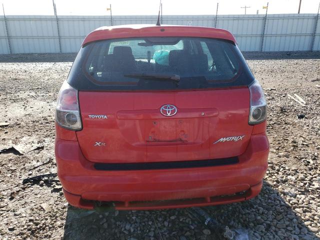 2T1KR32E68C693277 - 2008 TOYOTA COROLLA MA XR RED photo 6