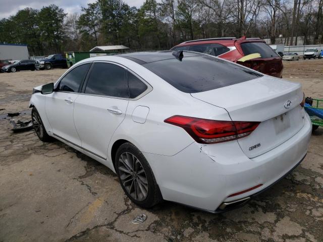 KMHGN4JE9GU106091 - 2016 HYUNDAI GENESIS 3.8L WHITE photo 2