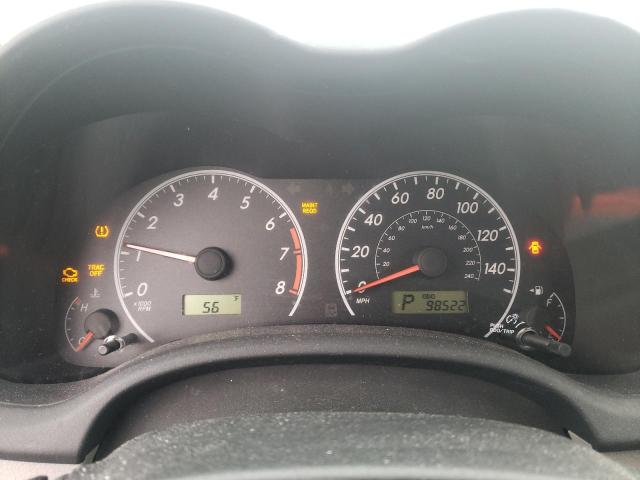 2T1BU4EE9DC077664 - 2013 TOYOTA COROLLA BASE RED photo 9