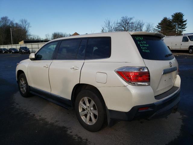 5TDBK3EH0CS164305 - 2012 TOYOTA HIGHLANDER BASE Көк фото 2