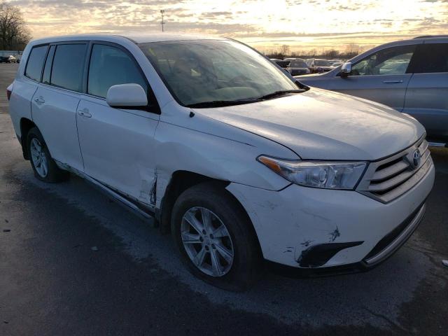 5TDBK3EH0CS164305 - 2012 TOYOTA HIGHLANDER BASE BLUE photo 4