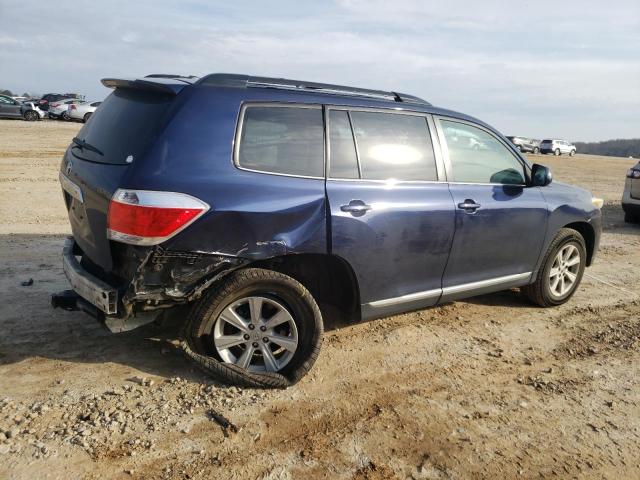 5TDZK3EH3CS088383 - 2012 TOYOTA HIGHLANDER BASE Көк фото 3