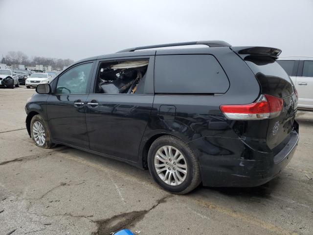 5TDYK3DC9ES452715 - 2014 TOYOTA SIENNA XLE BLACK photo 2