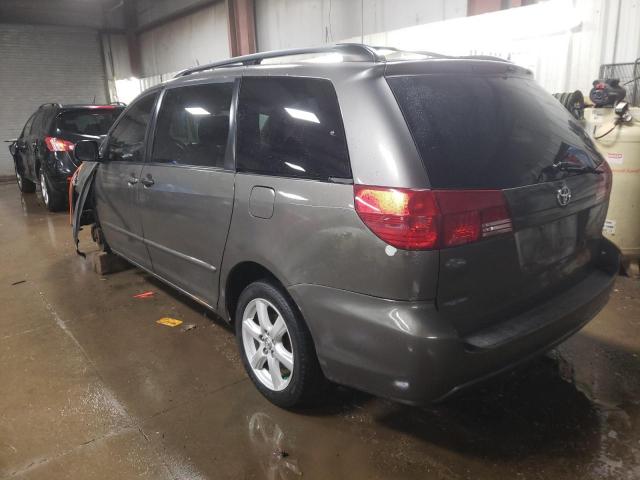 5TDZA23C05S292436 - 2005 TOYOTA SIENNA CE GRAY photo 2