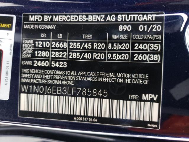 W1N0J6EB3LF785845 - 2020 MERCEDES-BENZ GLC COUPE 43 4MATIC AMG BLUE photo 13