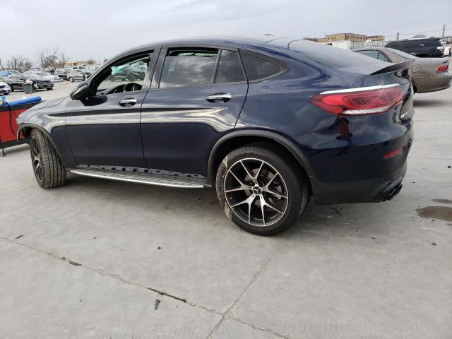 W1N0J6EB3LF785845 - 2020 MERCEDES-BENZ GLC COUPE 43 4MATIC AMG BLUE photo 2