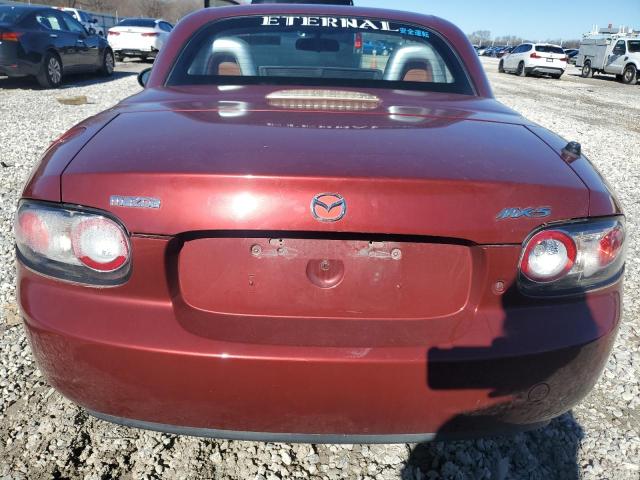 JM1NC26F980150558 - 2008 MAZDA MX-5 MIATA BURGUNDY photo 10