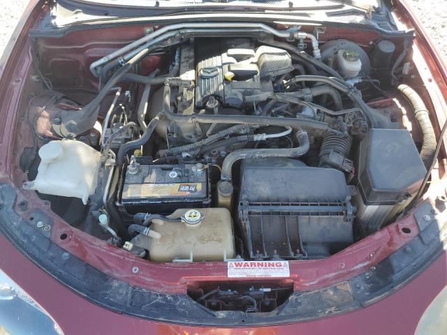 JM1NC26F980150558 - 2008 MAZDA MX-5 MIATA BURGUNDY photo 11