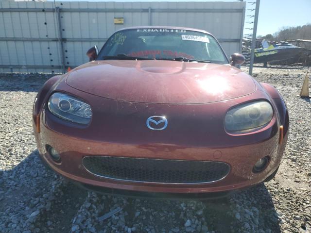 JM1NC26F980150558 - 2008 MAZDA MX-5 MIATA BURGUNDY photo 5