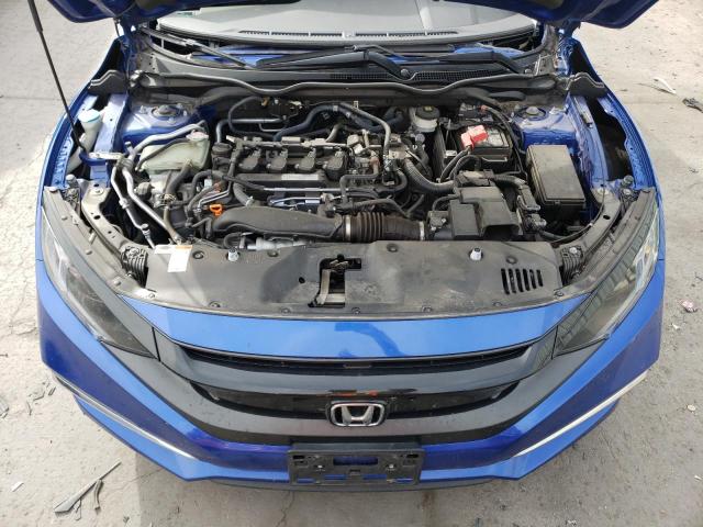 JHMFC1F33KX003251 - 2019 HONDA CIVIC EX BLUE photo 11