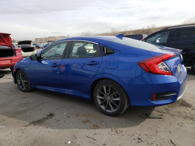 JHMFC1F33KX003251 - 2019 HONDA CIVIC EX BLUE photo 2